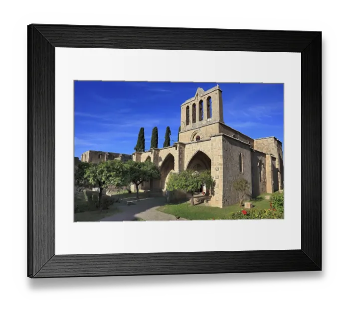 Framed Print : Bellapais Abbey, Beautiful Peace Framed Print : Bellapais Abbey, Beautiful Peace