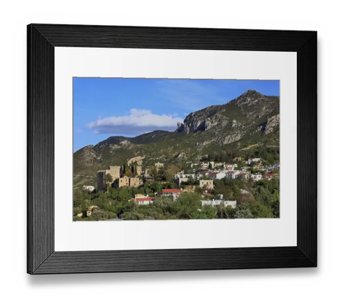 Framed Print : Bellapais, Beylerbeyi, parts of a Gothic monastery ruin