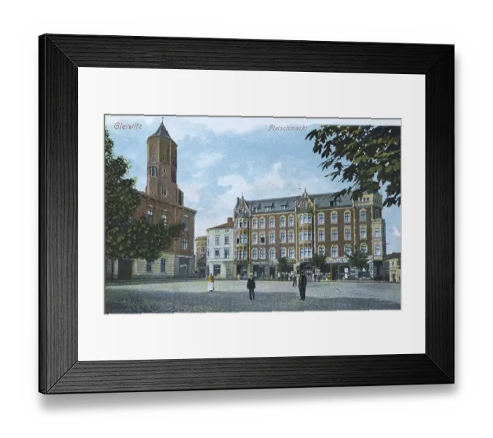 Framed Print : Meat Market, Gliwice, German Gleiwitz Framed Print : Meat Market, Gliwice, German Gleiwitz