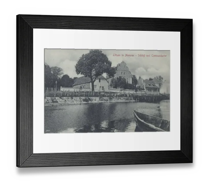 Framed Print : Loetzten in the Masuria, East Prussia