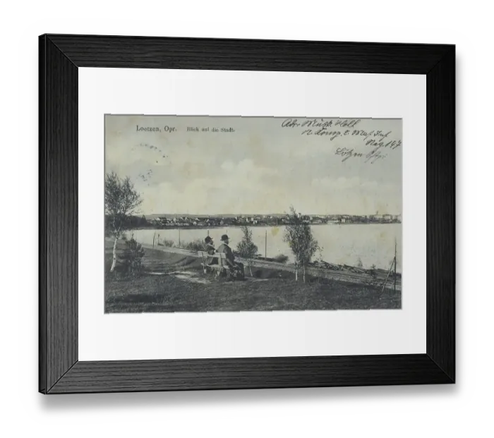Framed Print : Loetzen in East Prussia, Germany