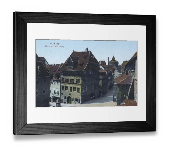Framed Print : Duererhaus in Nuremberg, Middle Franconia