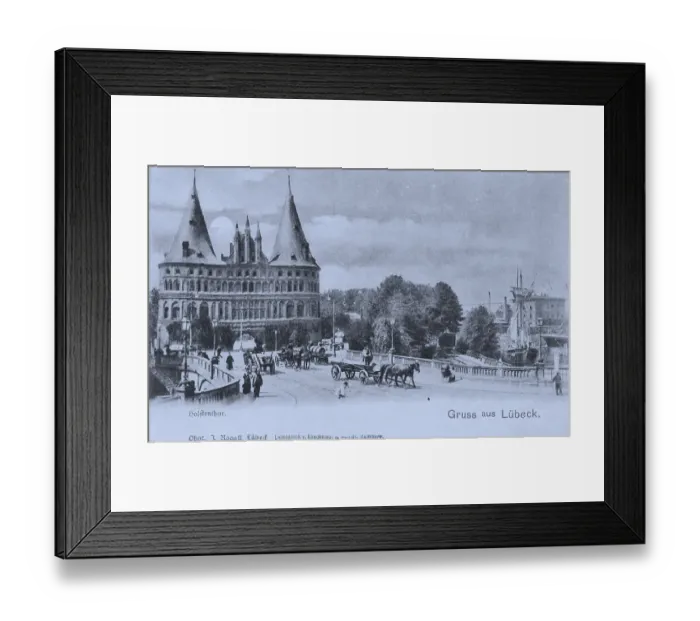 Framed Print : Luebeck Holstentor, Schleswig-Holstein Framed Print : Luebeck Holstentor, Schleswig-Holstein