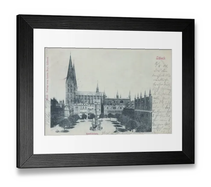 Framed Print : Luebeck, Schleswig-Holstein, Germany Framed Print : Luebeck, Schleswig-Holstein, Germany