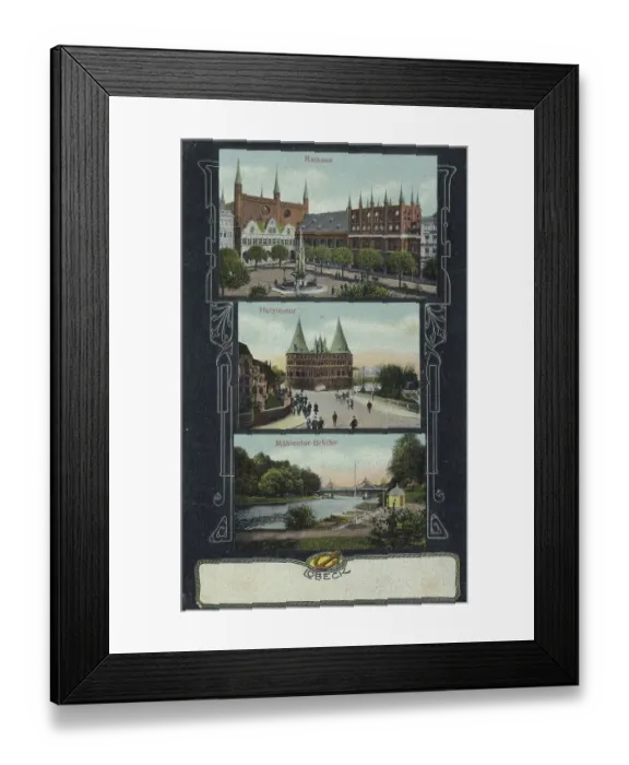 Framed Print : Luebeck, Schleswig-Holstein, Germany Framed Print : Luebeck, Schleswig-Holstein, Germany