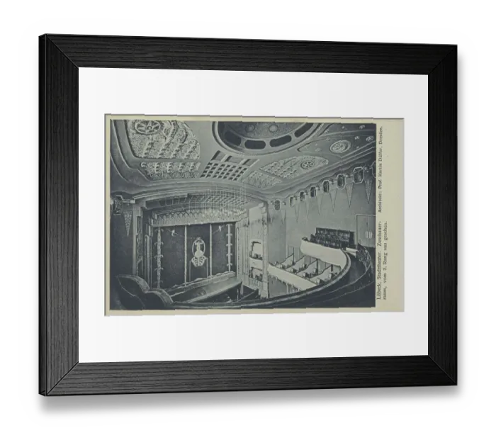 Framed Print : Luebeck, Stadttheater, Schleswig-Holstein Framed Print : Luebeck, Stadttheater, Schleswig-Holstein