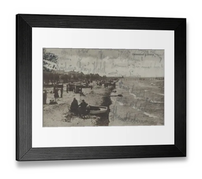 Framed Print : Lubmin, Baltic seaside resort, Mecklenburg-Western Pomerania