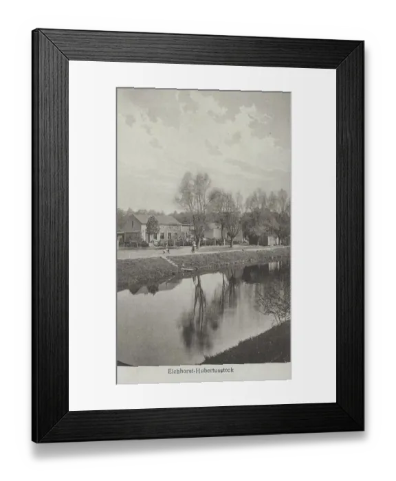 Framed Print : Eichhorst-Hubertusstock, district of the municipality of Schorfheide