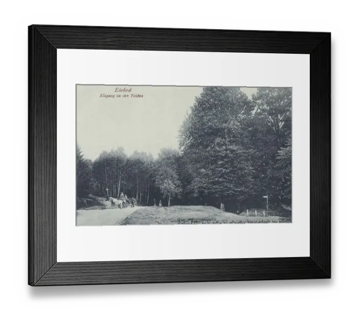 Framed Print : Entrance to the ponds, Einbeck