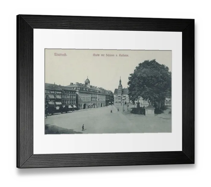 Framed Print : Eisenach, castle and town hall
