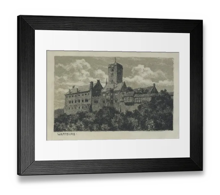 Framed Print : Wartburg, Eisenach, Thuringia, Germany