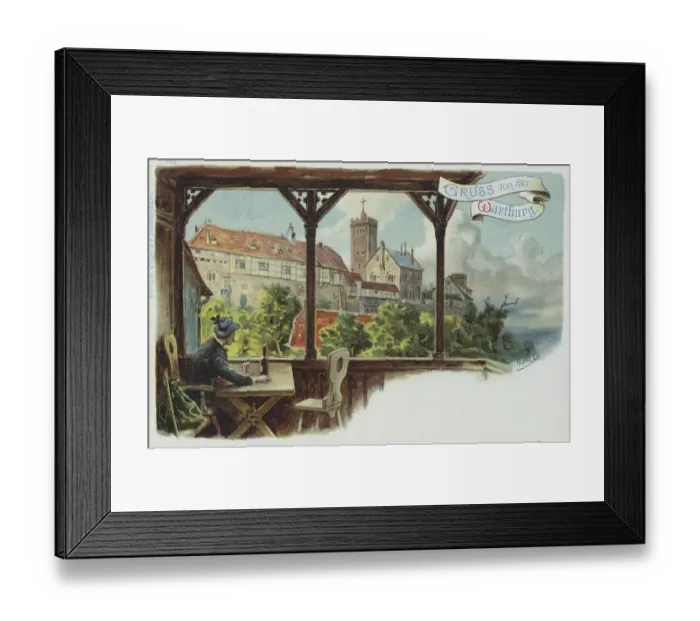 Framed Print : Wartburg, Eisenach, Thuringia, Germany