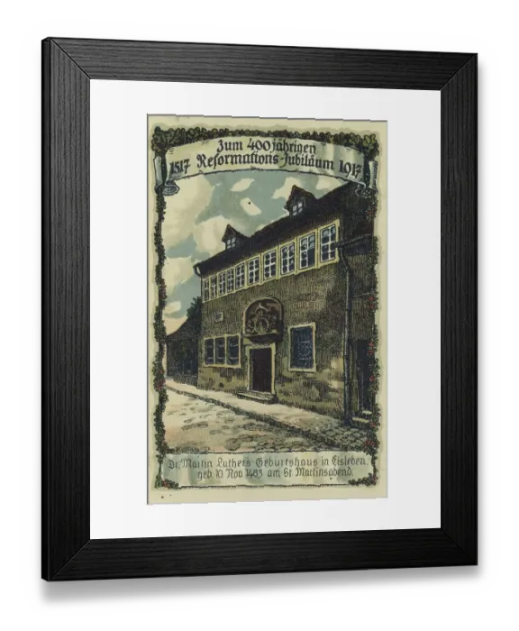 Framed Print : Luther's birthplace in Eisleben Framed Print : Luther's birthplace in Eisleben