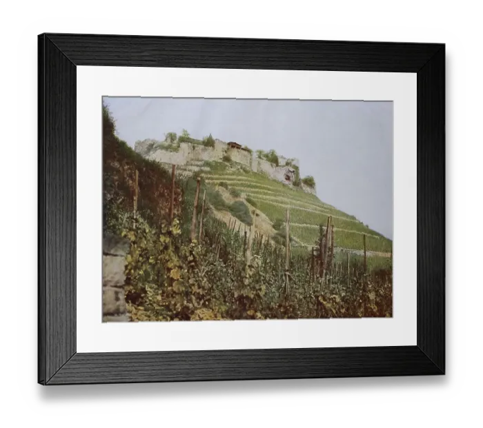 Framed Print : Historical photo from around 1880 of Ebernburg Castle in the Rhine Palatinate Framed Print : Historical photo from around 1880 of Ebernburg Castle in the Rhine Palatinate