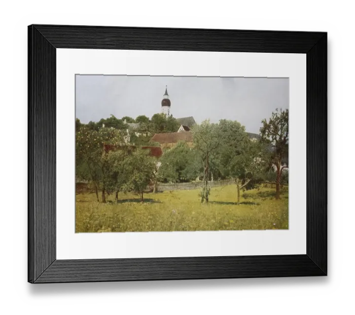Framed Print : Historic photo of Andechs Monastery