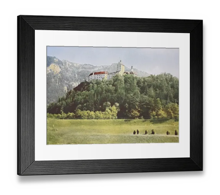 Framed Print : Historic photo of Hohenaschau Castle Framed Print : Historic photo of Hohenaschau Castle