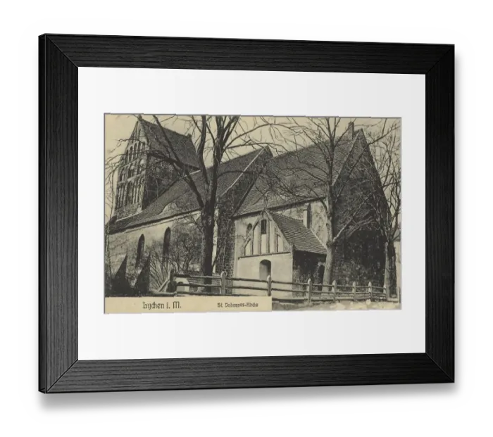 Framed Print : St. John's Church in Lychen Framed Print : St. John's Church in Lychen