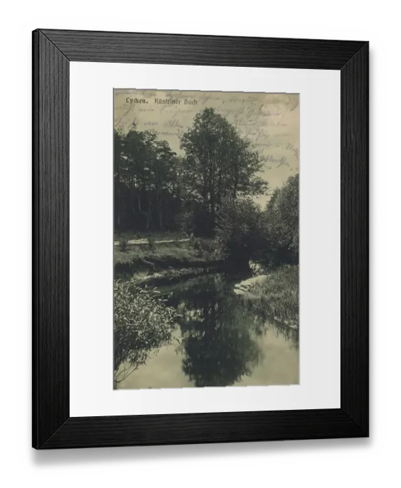Framed Print : The Kuestriner Bach in Lychen, district of Uckermark in the north of Brandenburg Framed Print : The Kuestriner Bach in Lychen, district of Uckermark in the north of Brandenburg