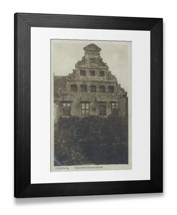 Framed Print : Heinrich Heine House in Lueneburg Framed Print : Heinrich Heine House in Lueneburg