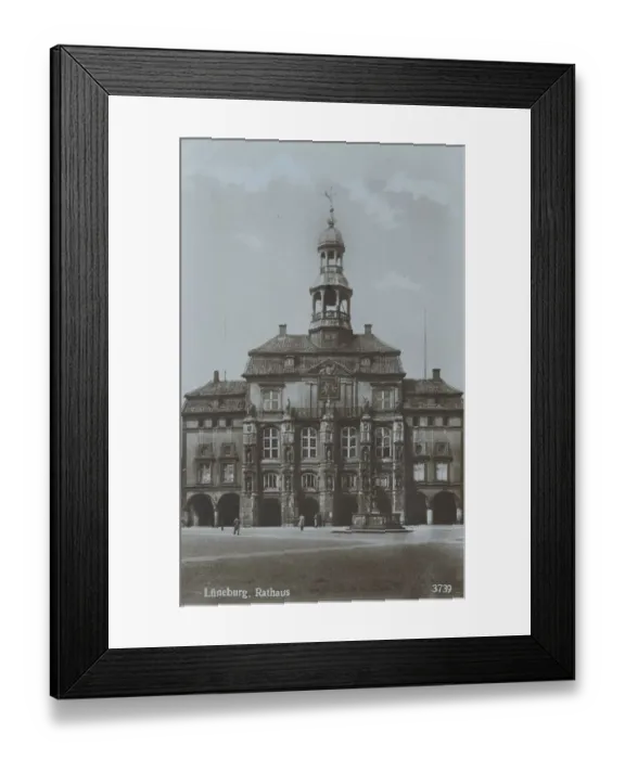 Framed Print : Town hall of Lueneburg, Lower Saxony Framed Print : Town hall of Lueneburg, Lower Saxony