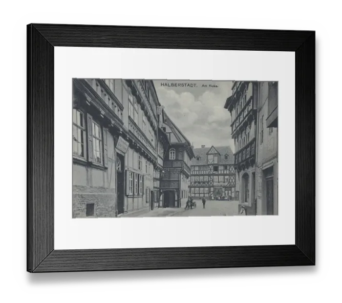 Framed Print : Halberstadt, at the Kulke, Harz Mountains