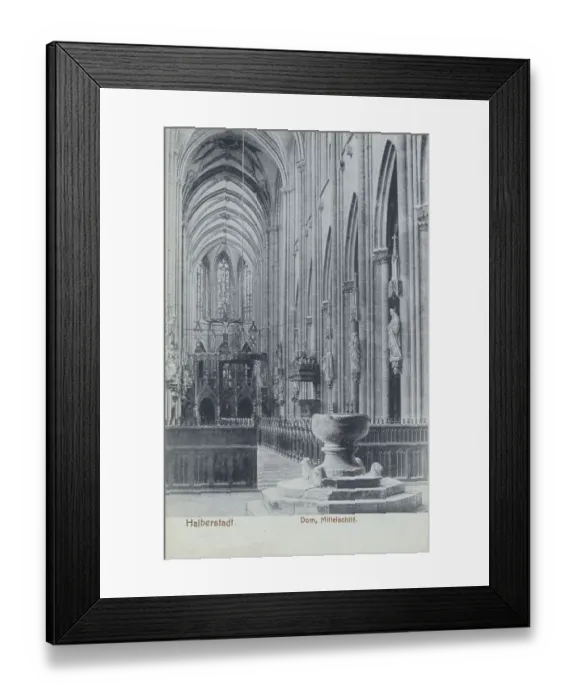 Framed Print : Halberstadt, the cathedral, Harz Mountains