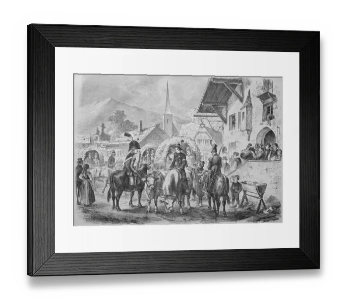 Framed Print : Wedding in a village in Salzburg area Framed Print : Wedding in a village in Salzburg area