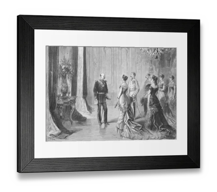 Framed Print : The publicity for the King of Spain