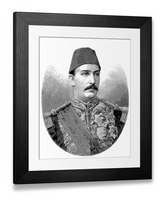 Framed Print : Muhammad Tawfiq Pasha, 15 November 1852 to 7 January 1892 Framed Print : Muhammad Tawfiq Pasha, 15 November 1852 to 7 January 1892