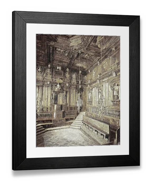Framed Print : Lyceum of Anatomy in the old University of Bologna Framed Print : Lyceum of Anatomy in the old University of Bologna