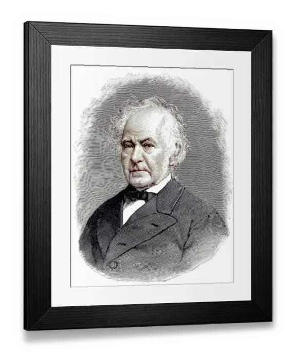 Framed Print : Heinrich Leberecht butcher, 21 February 1801