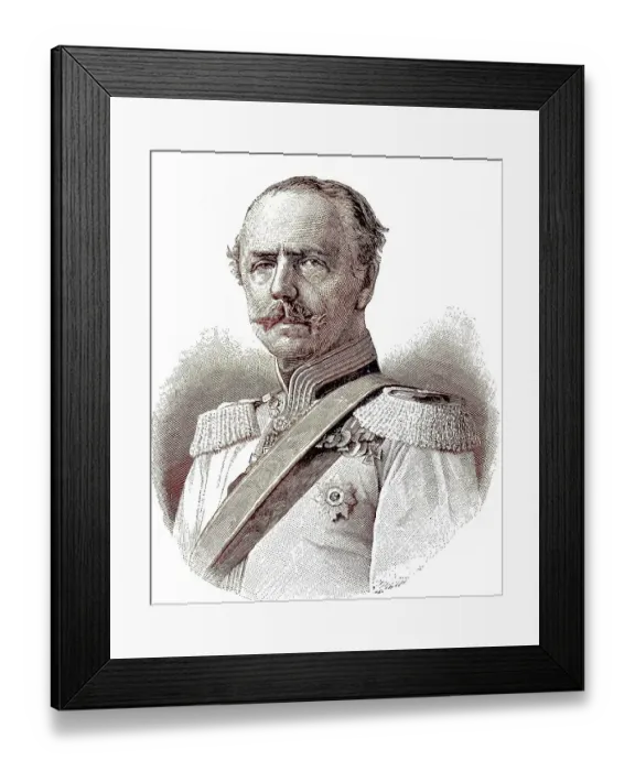 Framed Print : Karl Alexander August Johann, Grand Duke of Saxe-Weimar-Eisenach