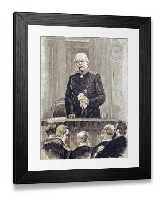 Framed Print : Otto Eduard Leopold von Bismarck-Schoenhausen Framed Print : Otto Eduard Leopold von Bismarck-Schoenhausen