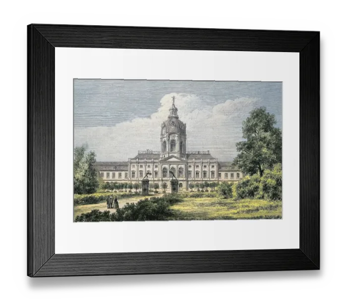 Framed Print : The Royal Palace in Charlottenburg Framed Print : The Royal Palace in Charlottenburg