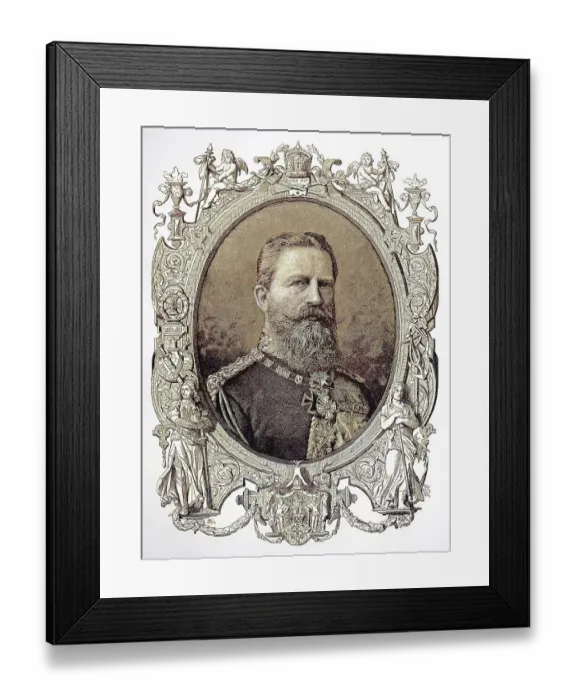 Framed Print : Portrait of Frederick William III August 3