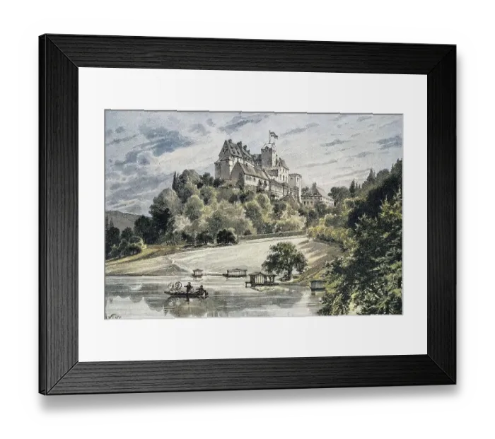 Framed Print : Schloss Seefeld, is a castle in Seefeld