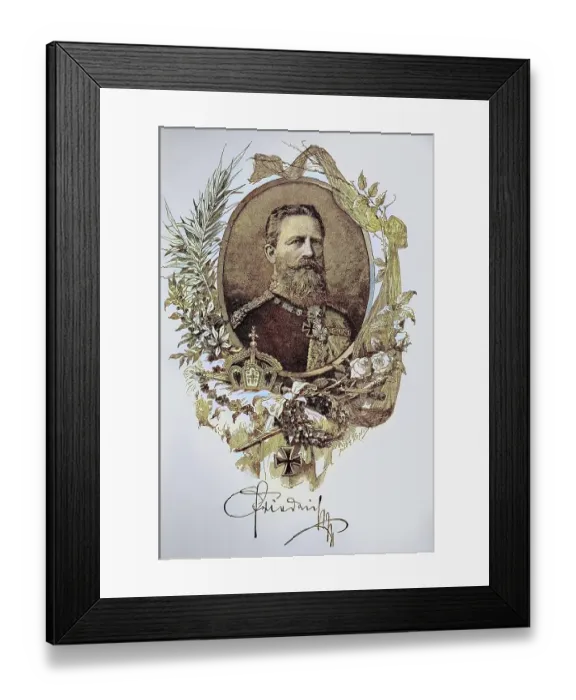 Framed Print : Portrait of Frederick III 18 October 1831 Framed Print : Portrait of Frederick III 18 October 1831