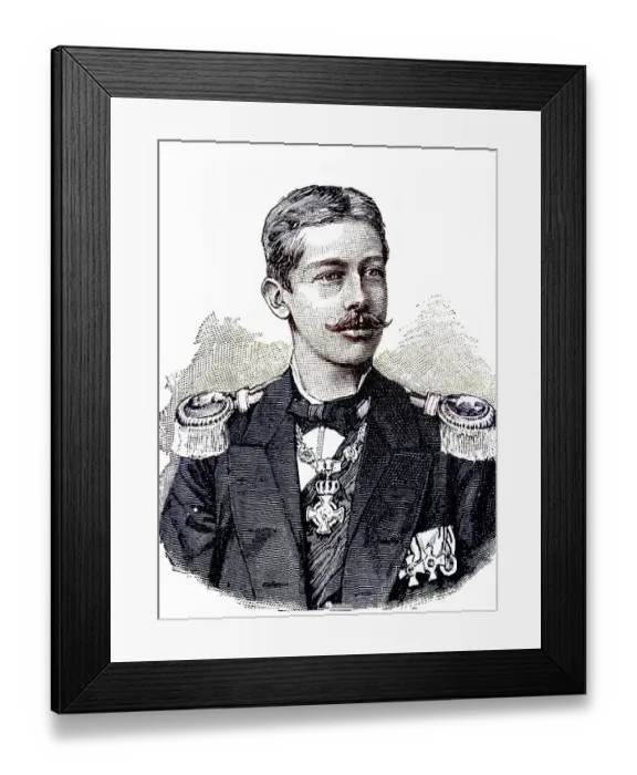 Framed Print : Prince Albert Wilhelm Heinrich of Prussia