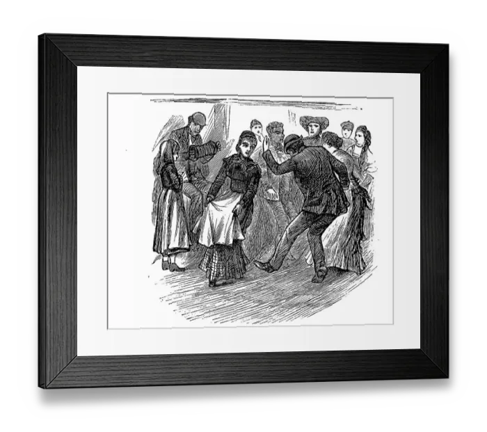 Framed Print : Scene on an English emigrant ship Framed Print : Scene on an English emigrant ship