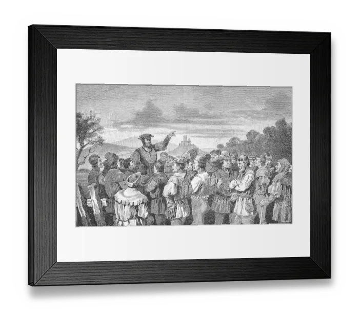 Framed Print : German Peasants War, 1524-1526