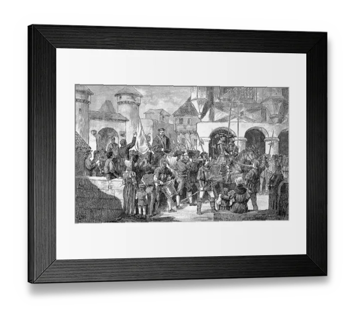 Framed Print : German Peasants War, 1524-1526 Framed Print : German Peasants War, 1524-1526