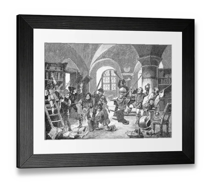 Framed Print : German Peasants War, 1524-1526