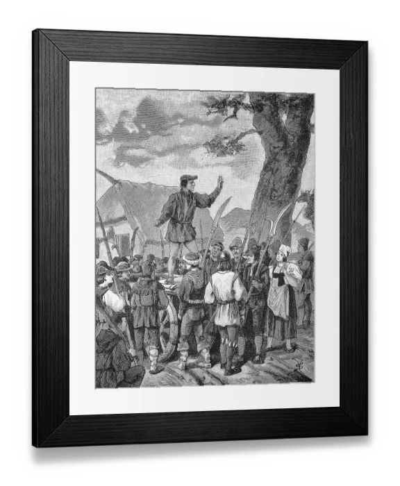 Framed Print : German Peasants War, 1524-1526