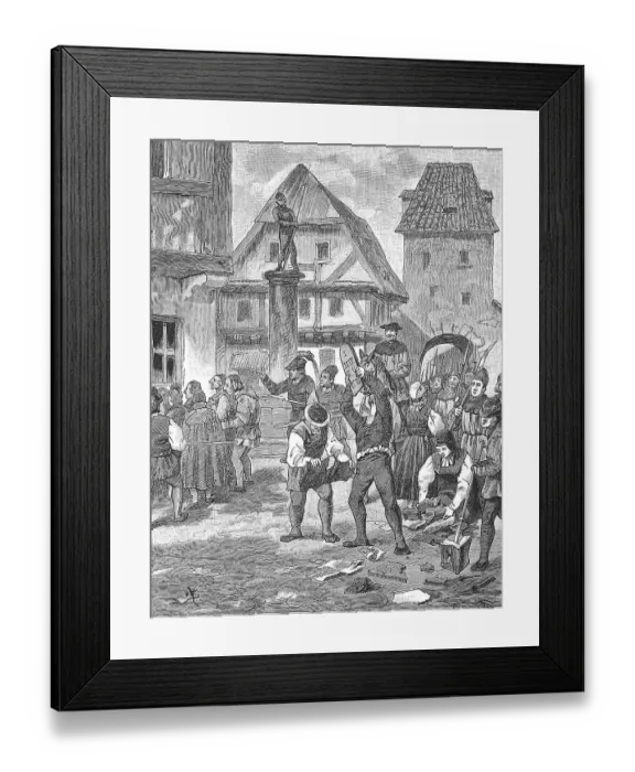 Framed Print : German Peasants War, 1524-1526 Framed Print : German Peasants War, 1524-1526