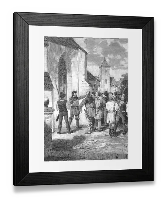 Framed Print : German Peasants War, 1524-1526
