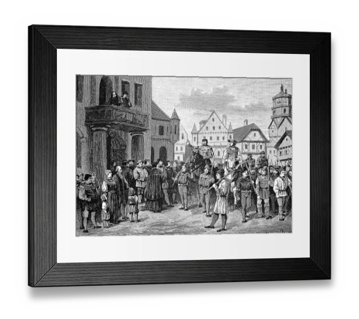 Framed Print : German Peasants War, 1524-1526 Framed Print : German Peasants War, 1524-1526