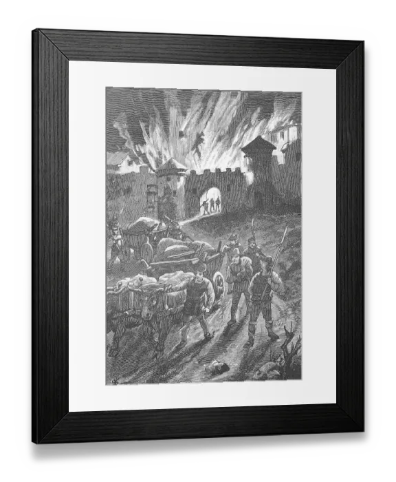 Framed Print : German Peasants War, 1524-1526