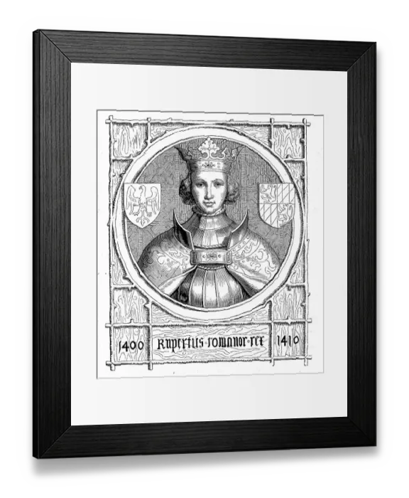 Framed Print : Ruprecht III (born 5 May 1352) (died 18 May 1410) Framed Print : Ruprecht III (born 5 May 1352) (died 18 May 1410)