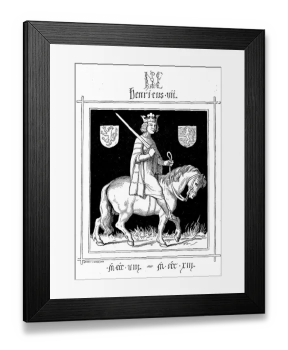 Framed Print : Henry VII (born 1278 or79) (died 24 August 1313)
