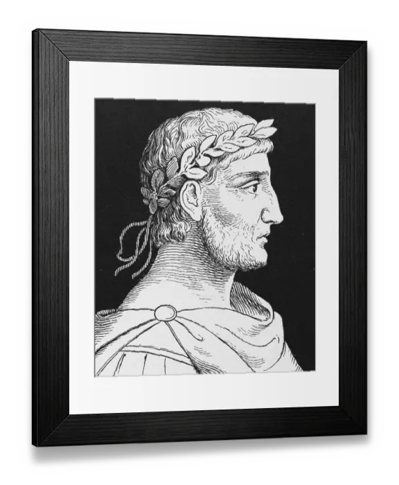 Framed Print : Louis I (called Louis the Pious) (born June or August 778) (died 20 June 840)